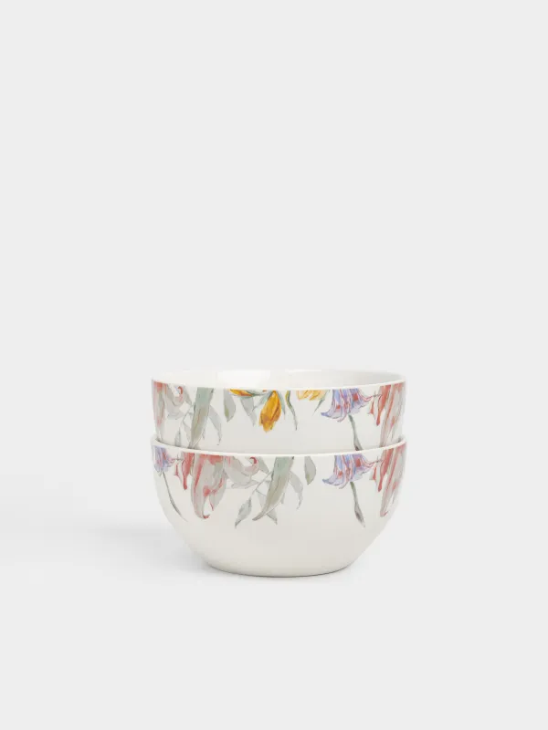 Пиала, 14x8 см, 2 шт, Пастельные цветы, Pastel flora, image-0