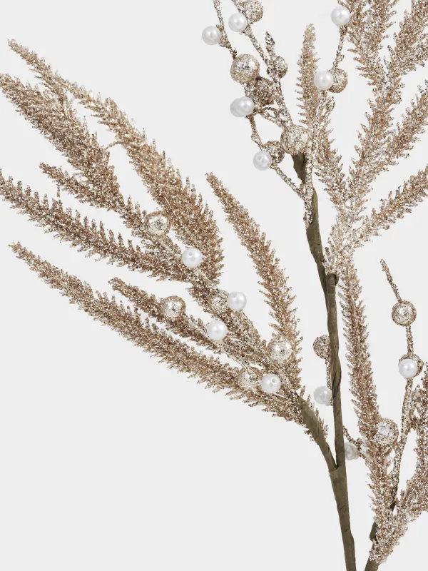 Ветка декоративная, 70 см, Ель с бусинами, Sparkle decor, image-5