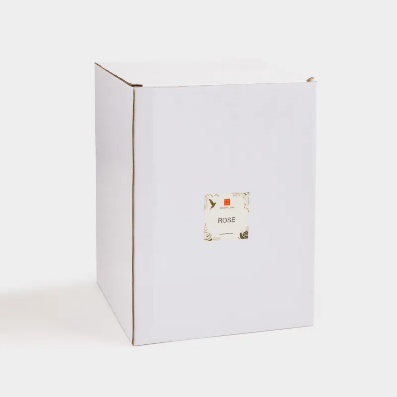 Гүл вазасы, 23 см, сәндік, фарфор P, сүт түстес, Раушан, Rose, image-3