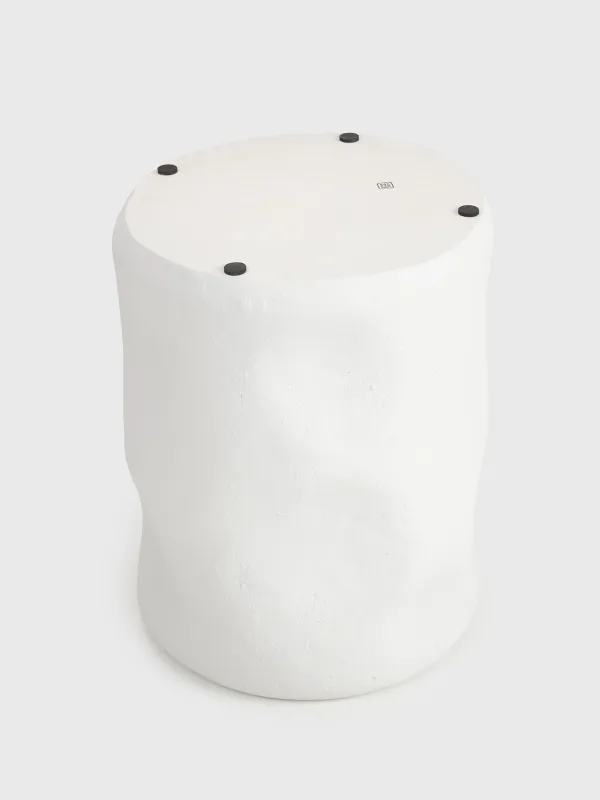 Кофе үстелі, 38х48 см, магний, дөңгелек, ақ, Antic, image-6