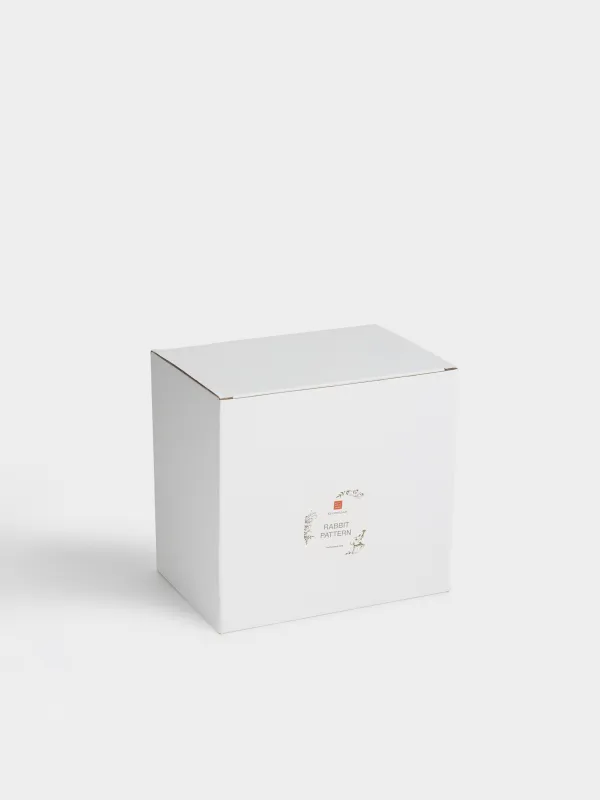 Салатник с декором, 19х12 см, Кролик с цветами, Rabbit pattern, image-5