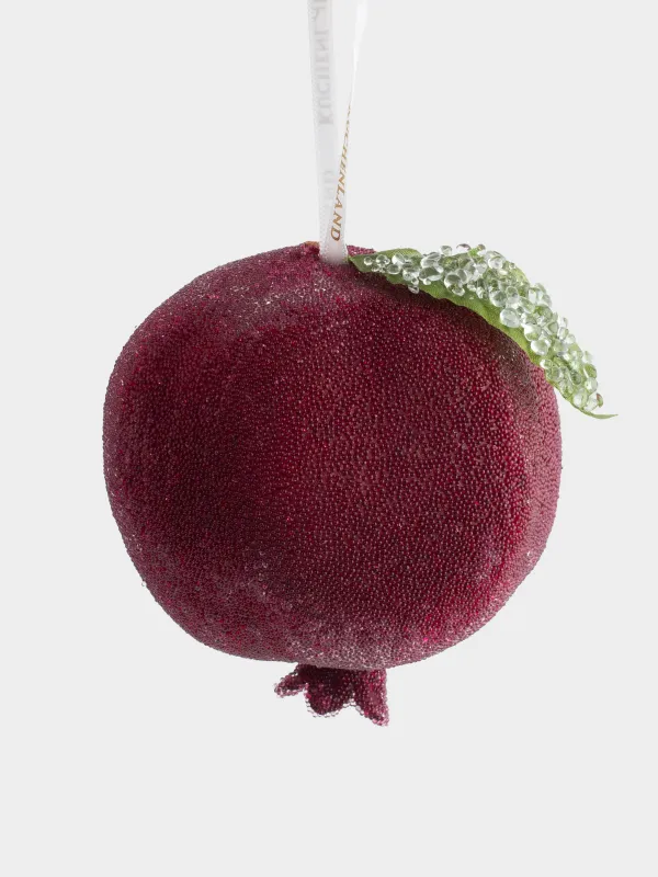 Игрушка елочная, 10 см, Гранат, Fruits, image-0