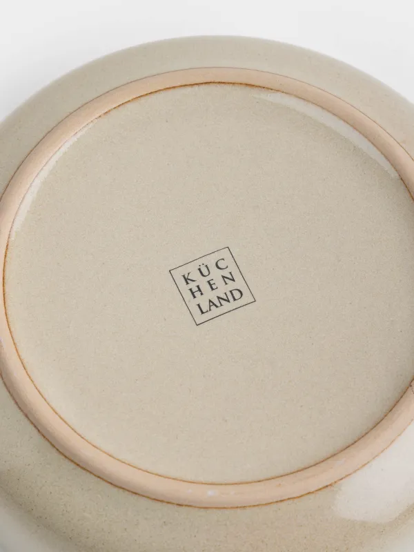 Ас сервизі, 6 адам, 18 зат, тас керамика, сарғылт-қоңыр-қоңыр, Velir, image-6