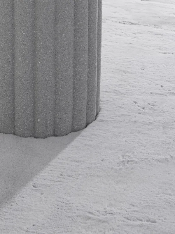 Ковер, 150х210 см, искусственный мех, светло-серый, Monotone, image-5