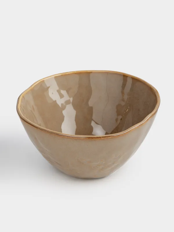 Салат ыдысы, 15х8 см, керамика, түс, Дизайн, Snowy forest, image-1