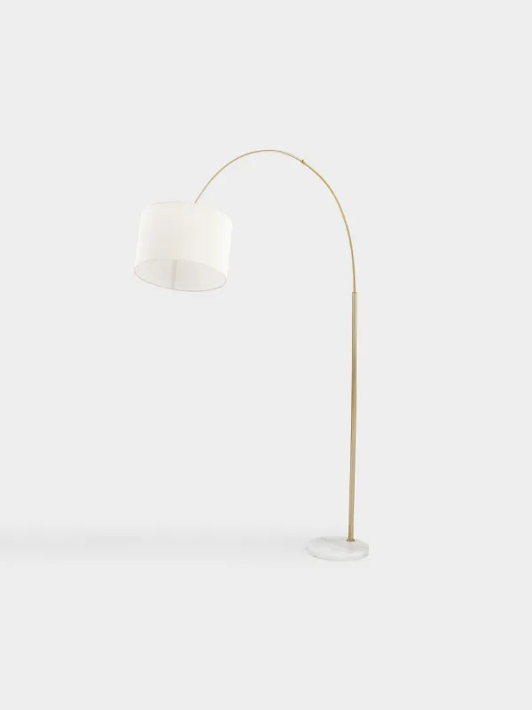 Едендік шам, 1,95 м, металл/полиэстер, сарғылт-қоңыр және алтын, Trend, image-0