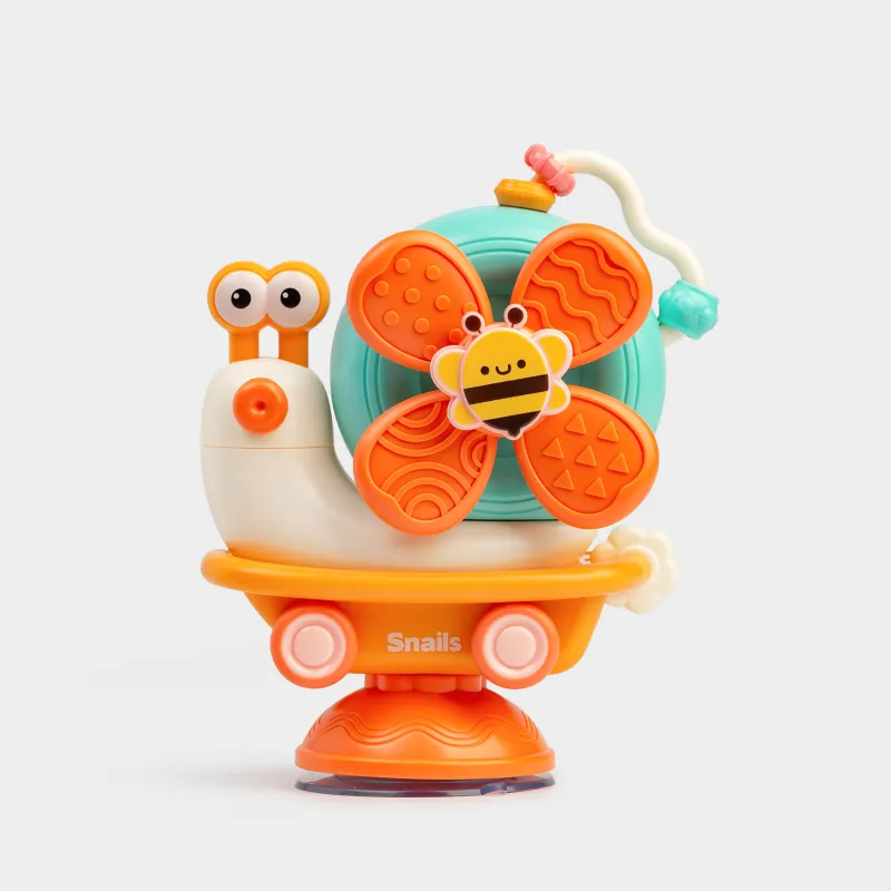 Дамытушы ойыншық, 12х15 см, пластик, түрлі-түсті, Дөңгелектердегі ұлу, Kiddy