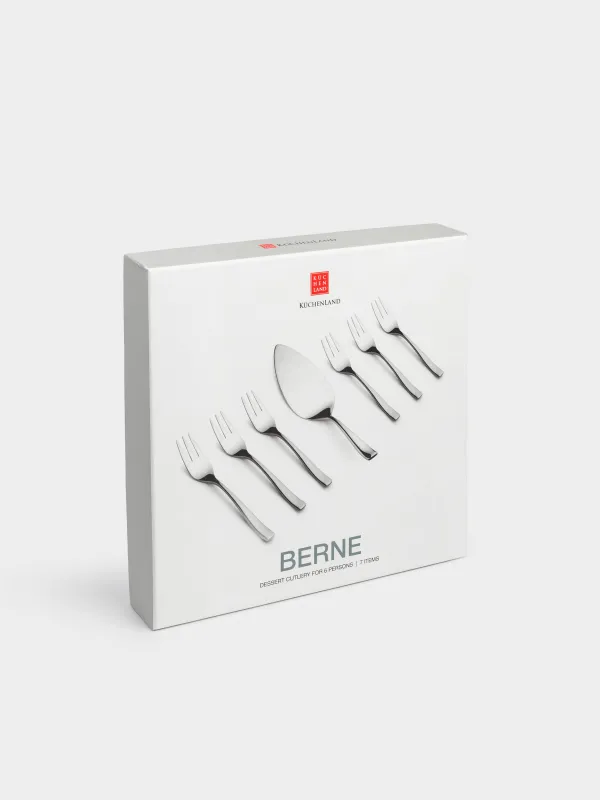 Тәтті тағам аспаптары, 6 тұлға, 7 зат, Болат, Berne, image-7