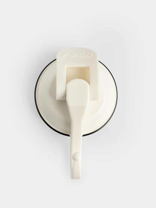 Вакуумдық сорғыш ілгегі, 7 см, пластик, ақ, Feca, image-0