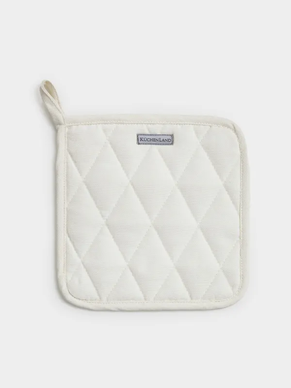 Ыдыс ұстағыш, 20х20 см, мақта, сарғылт-қоңыр, Unione, image-0