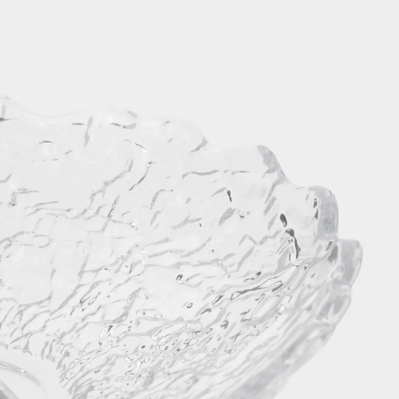 Жеміс вазасы, 30х19 см, аяқты, шыны Р, Frozen, image-3