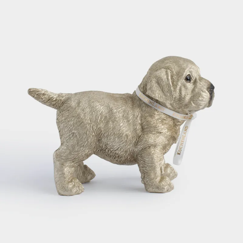 Статуэтка, 15х11 см, полирезин, золотистая, Лабрадор, Dog, image-1