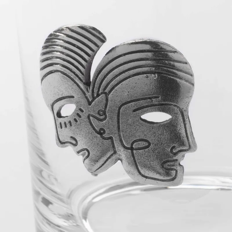 Виски стақаны, 10 см, 340 мл, шыны/металл, күміс, Егіздер, Zodiac, image-4