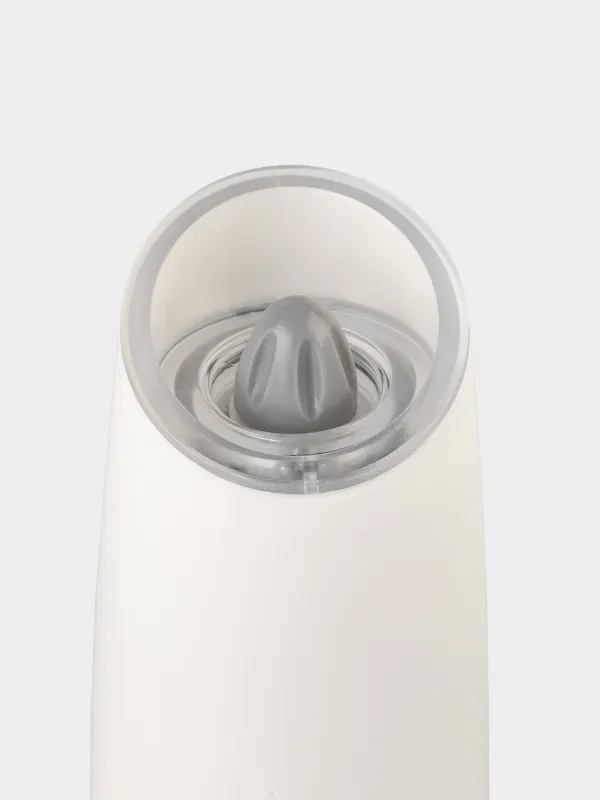 Дәмдеуіш диірмені, 20 см, гравитациялық, пластик/акрил, LED W, ақ, Spicy, image-3