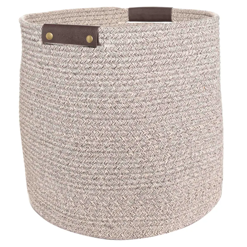 Киім сақтауға арналған сөмке, 38х34х36 см, тұтқалары бар, мақта / полиэстер, сопақ, қоңыр, Twine, image-0