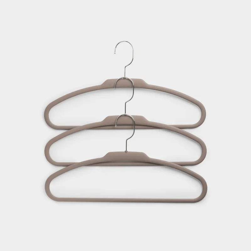 Ілгіш, 42 см, 3 дана, пенжек пен сырт киімдерге арналған, пластик, мокко, Good house