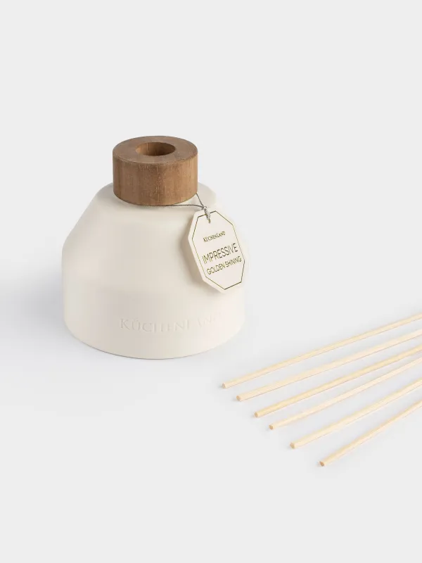 Хош иісті диффузор, 200 мл, керамика, сүт түстес, хош иіс, Impressive, image-2