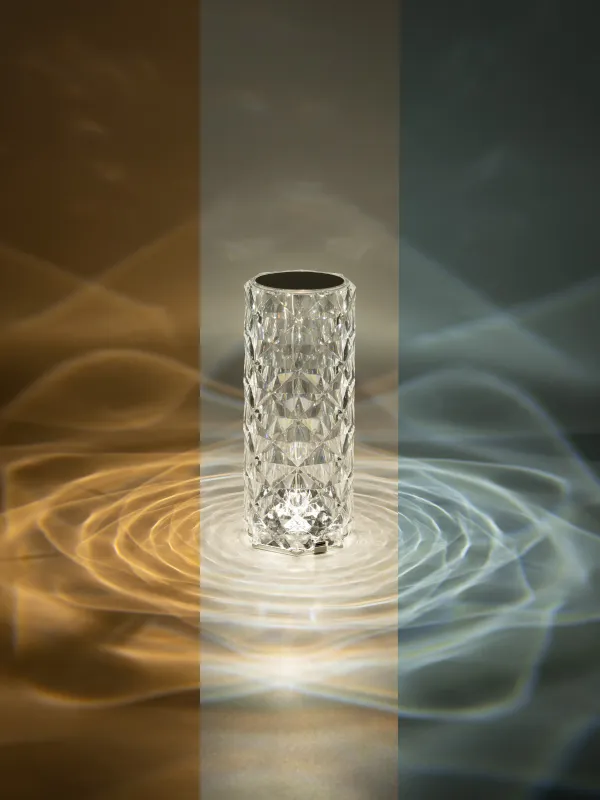 Сенсорлық шам, 21 см, сымсыз, пластик / металл, Ромб, Rhombus, image-6