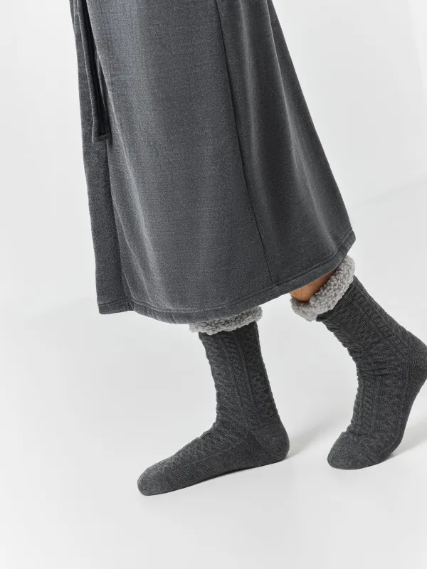 Носки мужские, акрил/шерпа, Knitted soft, image-5