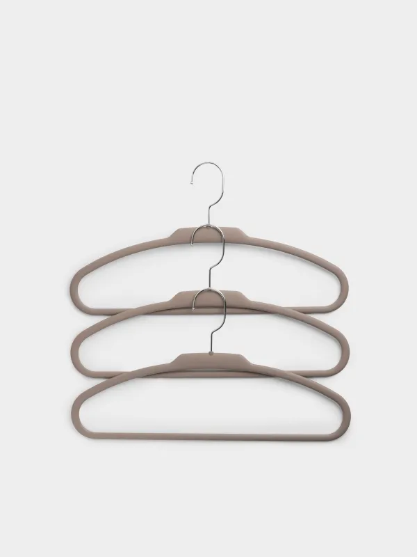 Ілгіш, 42 см, 3 дана, пенжек пен сырт киімдерге арналған, пластик, мокко, Good house, image-0