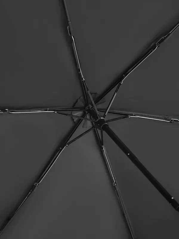 Қолшатыр, 52 см, жиналмалы, эпонж, қара, Rainy day, image-1