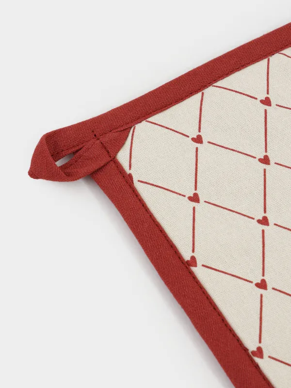 Прихватка, бежевая, Heart kitchen, image-2