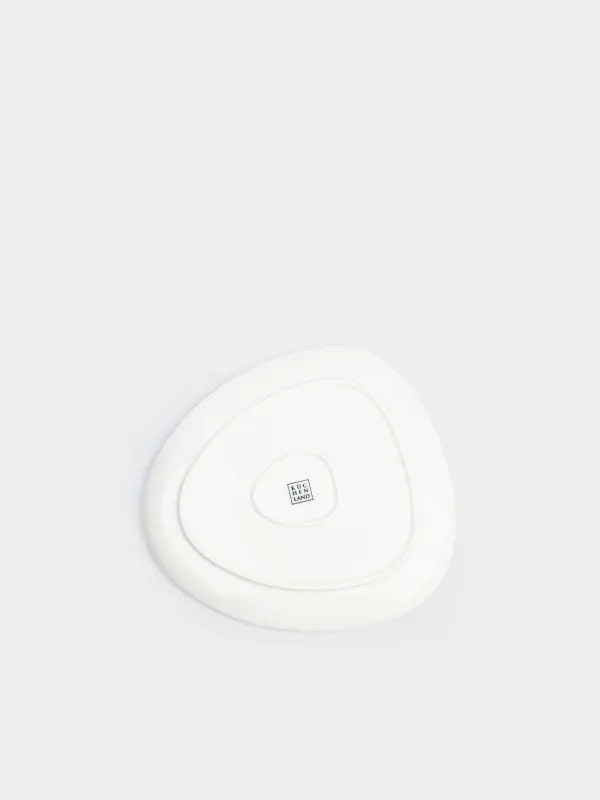 Тарелка закусочная, 23х21 см, фарфор P, белая, Synergy, image-3