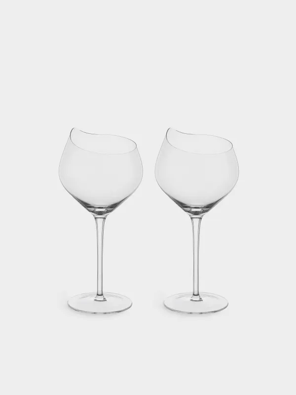 Қызыл шарап бокалы, 480 мл, 2 дана, кристалды шыны, Charm L wavy, image-0