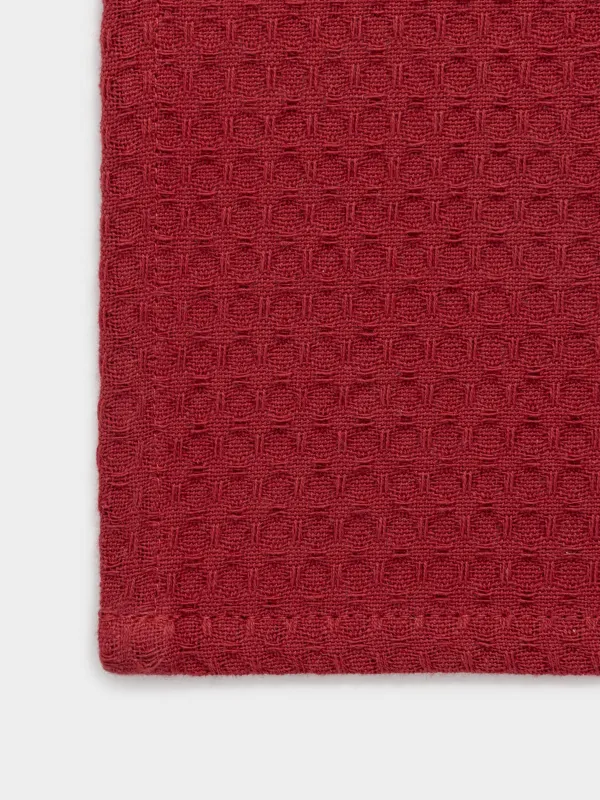 Полотенце кухонное, 40х60 см, 3 шт, хлопок, молочное/зеленое/красное, Графичные лошади, Horse trio, image-4