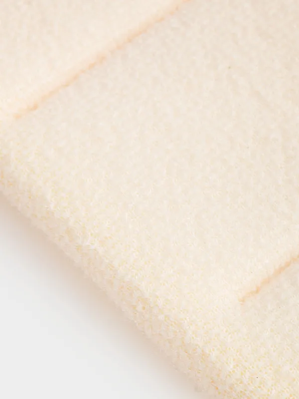 Душ жинағы, 2 зат, жуғыш-таспа/жуғыш-губка, нейлон/мақта, сарғылт, Unique spa, image-7