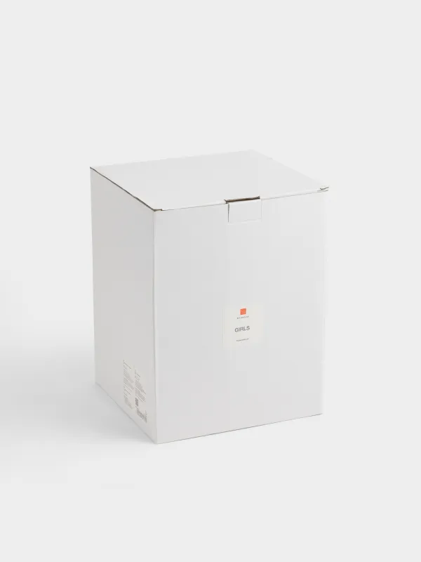 Сәндік ваза, 25 см, полирезин, сүт түстес, Көбелектері бар қыз, Girls, image-5