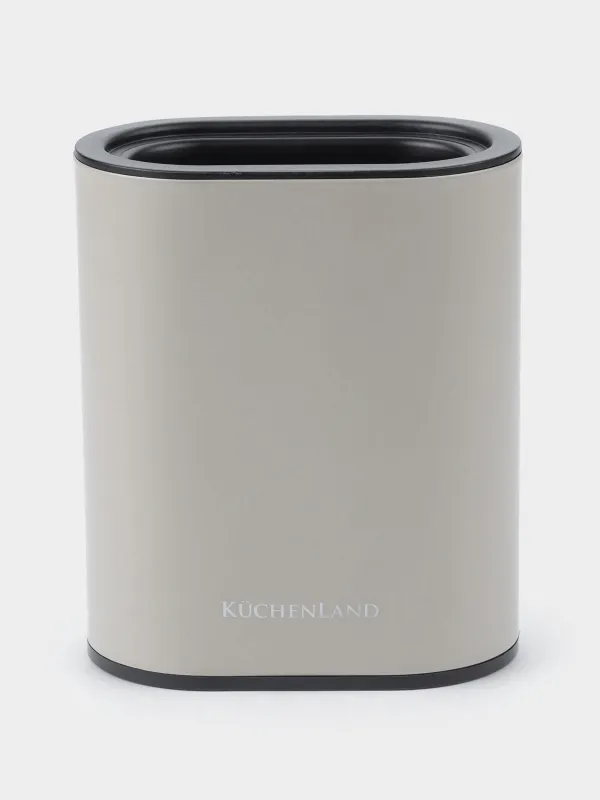 Дәретханаға арналған щетка, 41 см, стендпен, резеңке / Болат, сарғылт-қоңыр-сұр, Giza, image-3