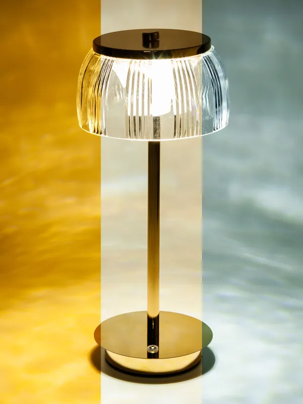 Сенсорлы шам, 31 см, сымсыз, темір/пластик, алтын түсті, Торшер, Fantastic gold, image-6