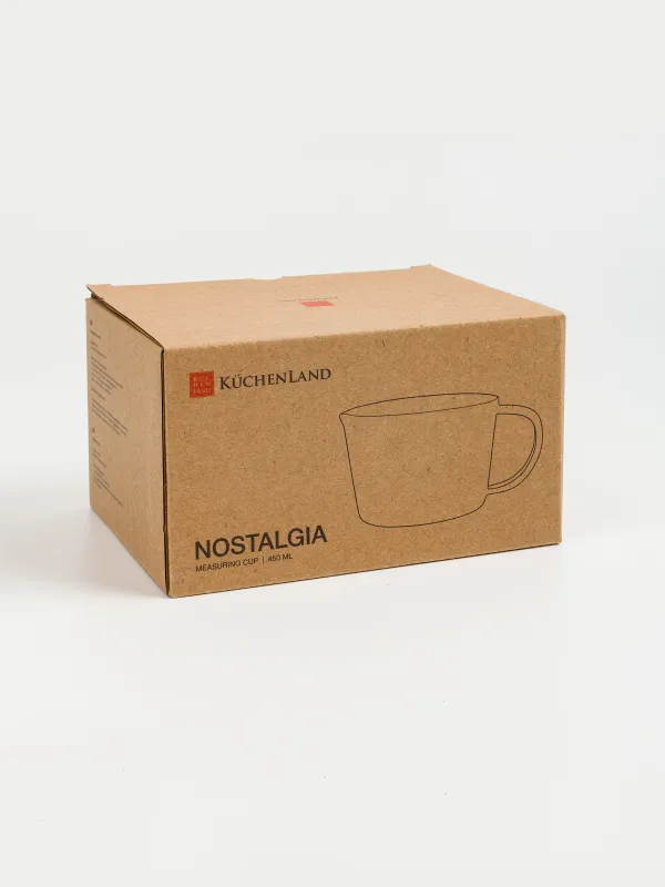 Өлшеуіш ыдыс, 500 мл, эмальданған металл, сүт түстес, Nostalgia, image-5