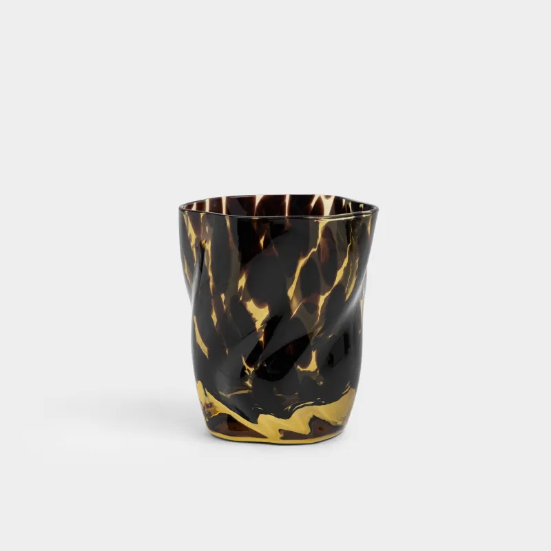 Стакан, 10 см, 250 мл, стекло Р, коричневый, Анималистичный узор, Nors color