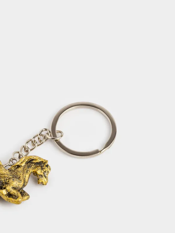 Салпыншақ, 4 см, полирезин/металл, қола, Жылқы сыйлықпен, Horse bronze, image-3