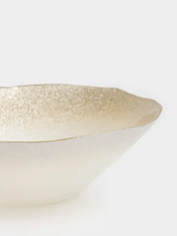 Салатник, 23х8 см, 1,1 мл, стекло, золотистый, Antares, image-2