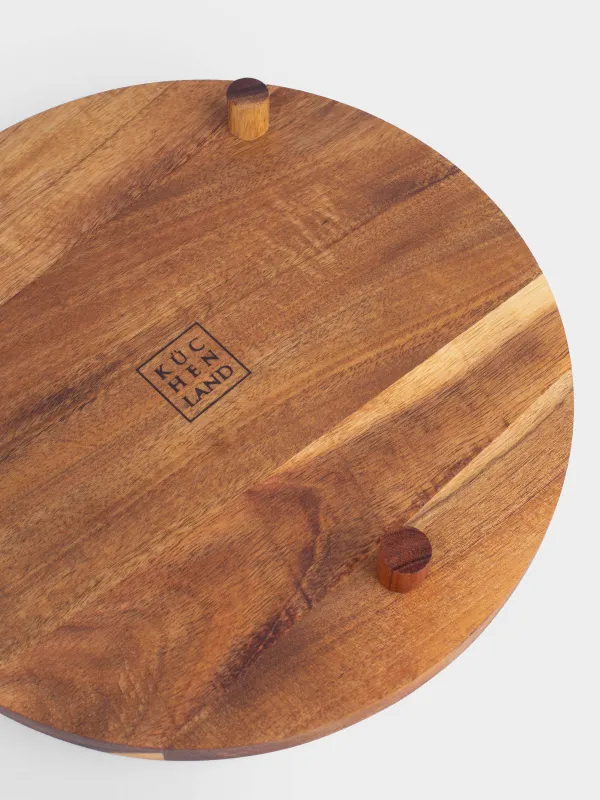 Подставка для яиц, 24 см, 8 отд, на ножках, дерево, Кролик, Noble tree, image-3