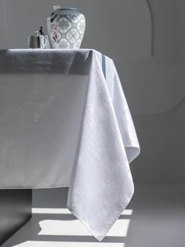 Дастархан, 170х250 см, полиэстер, ақ, Jacquard, image-8