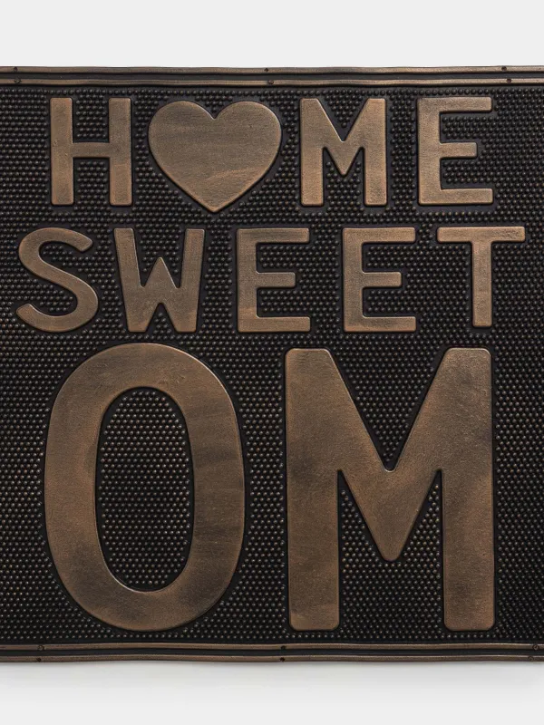 Есік төсеніші, 45х75 см, резеңке, қола қара, Sweet home, Home deco, image-3