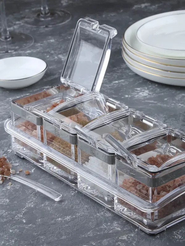 Контейнер, 26х9 см, 4 шт, с ложками, Kitchen tools, image-7