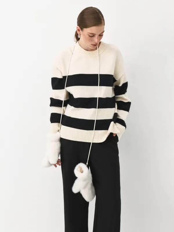 Варежки женские на шнурке, Shaggy, image-8