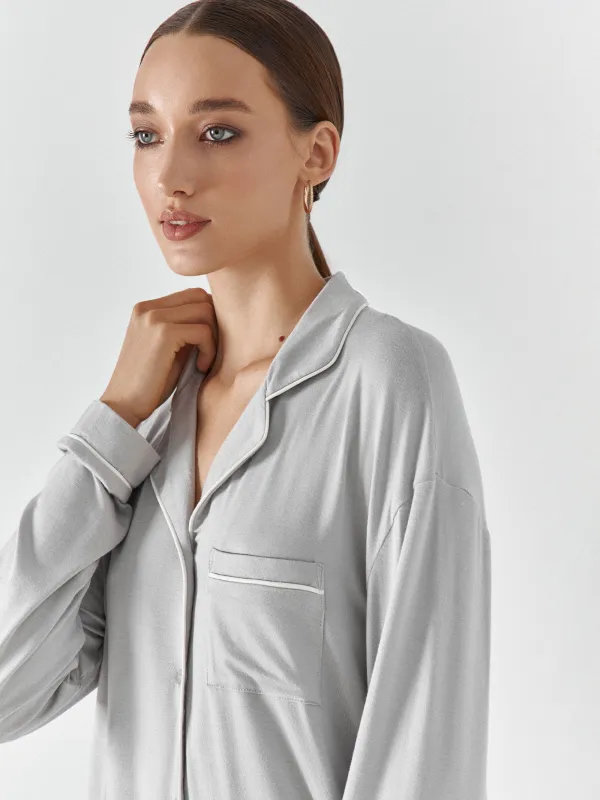 Рубашка женская, с длинным рукавом, Lucy, image-2