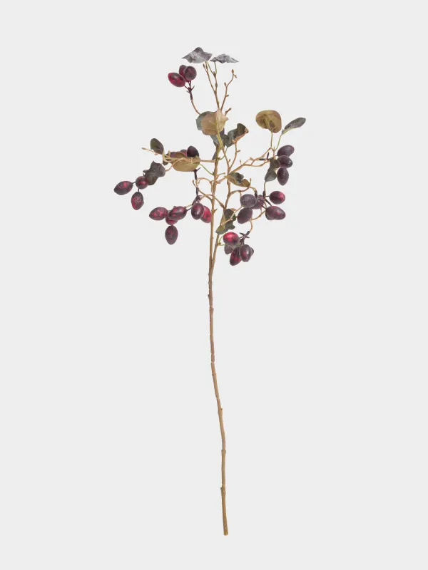 Сәндік бұтақ, 85 см, көбік/полиэтилен, Кизил, Fruit decor, image-0