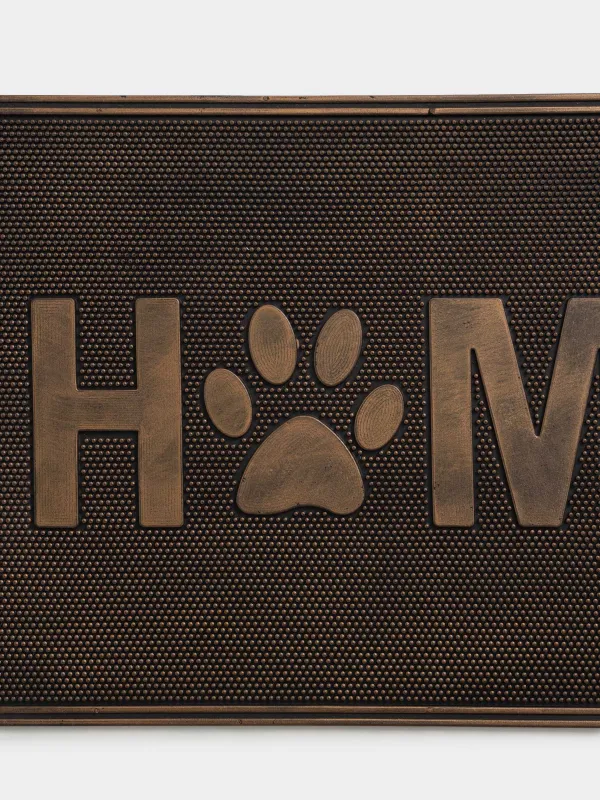 Есік алдындағы кілемше, 45х75 см, резеңке, қола-қара, Home, Home deco, image-1