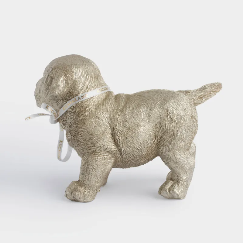 Мүсінше, 11х17 см, полирезин, алтын, Лабрадор, Dog, image-3