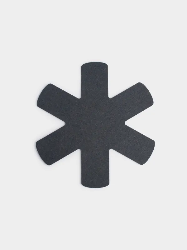 Қуыруға арналған табаға арналған қорғағыштар жинағы, 3 дана, 38/34/27 см, киіз, сұр, Assist, image-2