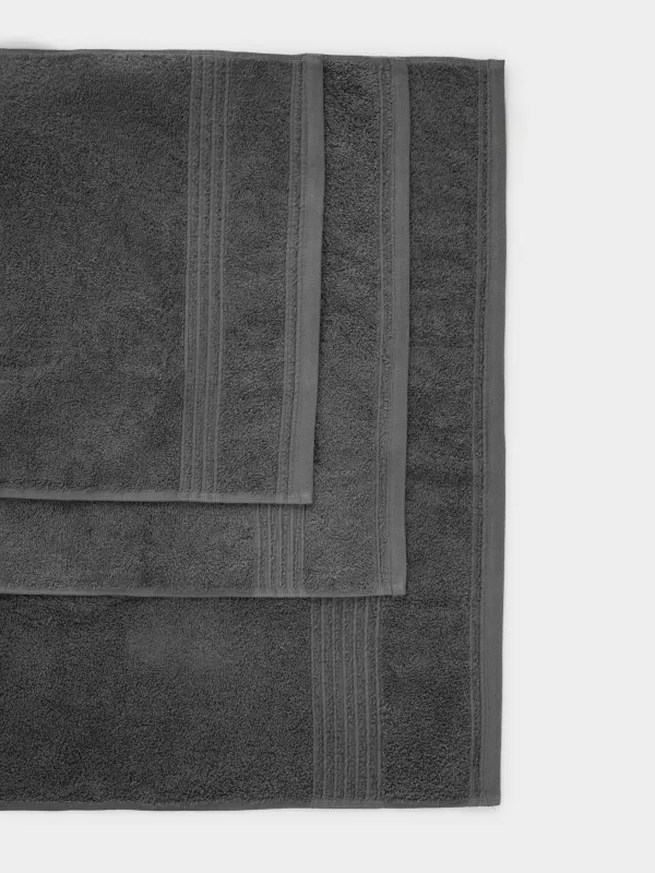 Комплект полотенец, 40х60/50х90/70х140 см, 3 шт, хлопок, графитовый, Natural cotton, image-4