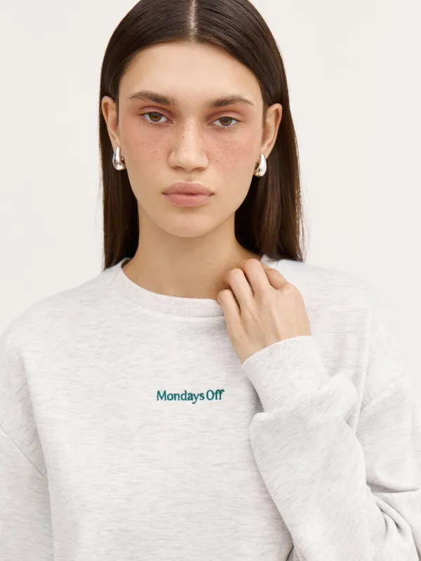 Свитшот женский, светло-серый, Jodie, image-2