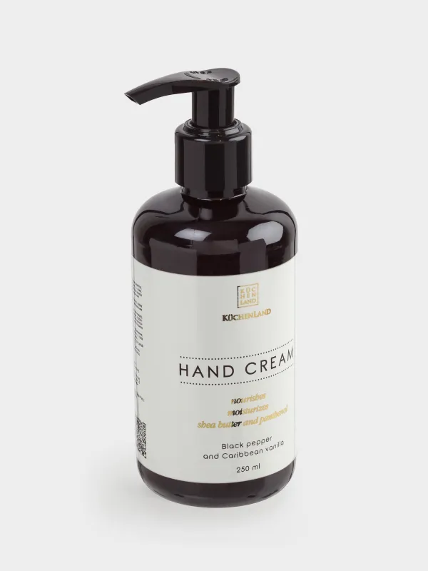 Қолға арналған крем, 250 мл, мөлшерлегіші бар, нәрлендіреді, Қара бұрыш/Кариб ванилі, Perfect care, image-1